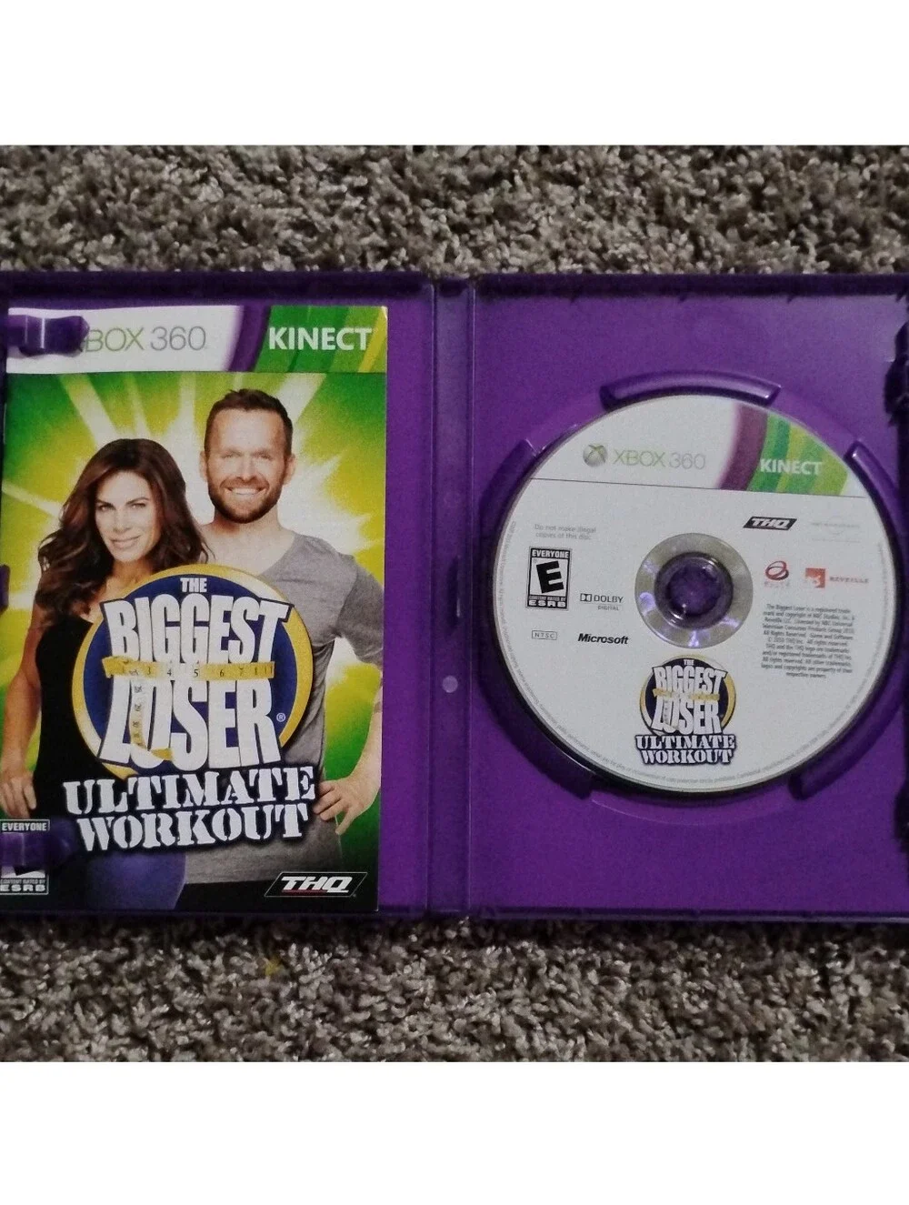 The Biggest Loser: Ultimate Workout (Xbox 360, 2010) CIB - Requires Kinect